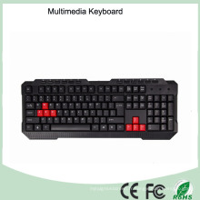 Multimédia à clavier de jeu de qualité supérieure durable (Kb-1688-B